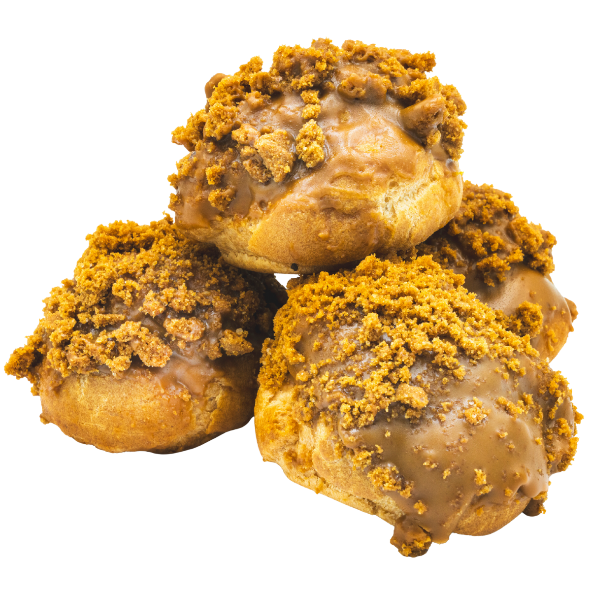 Lotus Biscoff Cheesecake Profiteroles