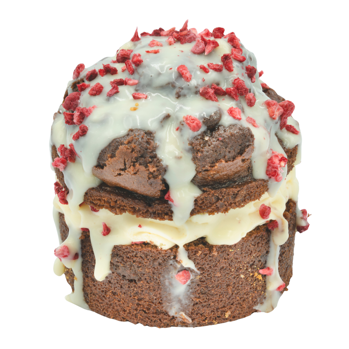 Raspberry & White Chocolate Cheesecake Muffins Box