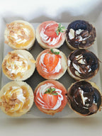 9 x Mini Baked American Style Cheesecake Box