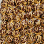 Toffee Pecan Cheesecake Profiteroles x 4