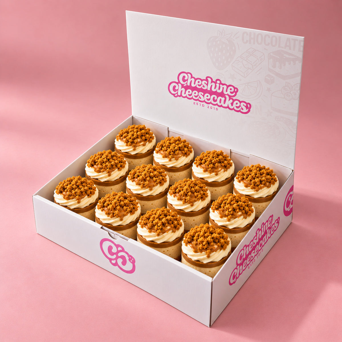 Lotus Biscoff Chilled Cheesecake Box: box of 12