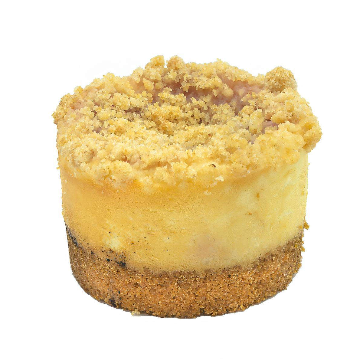 Apple & Raspberry Crumble Baked Cheesecake, included in this box