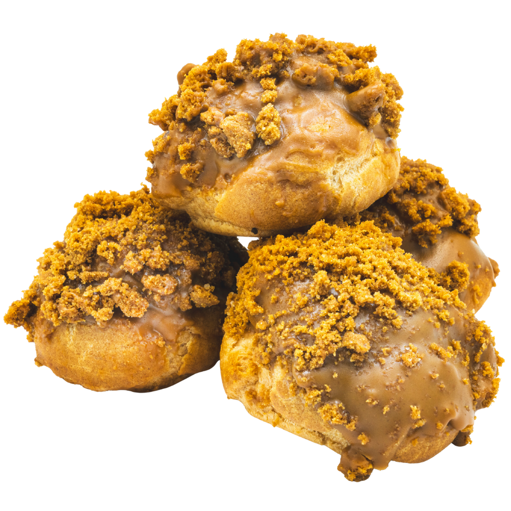 Lotus Biscoff Cheesecake Profiteroles
