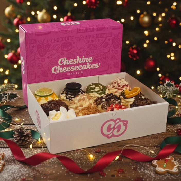 Christmas cheesecakes