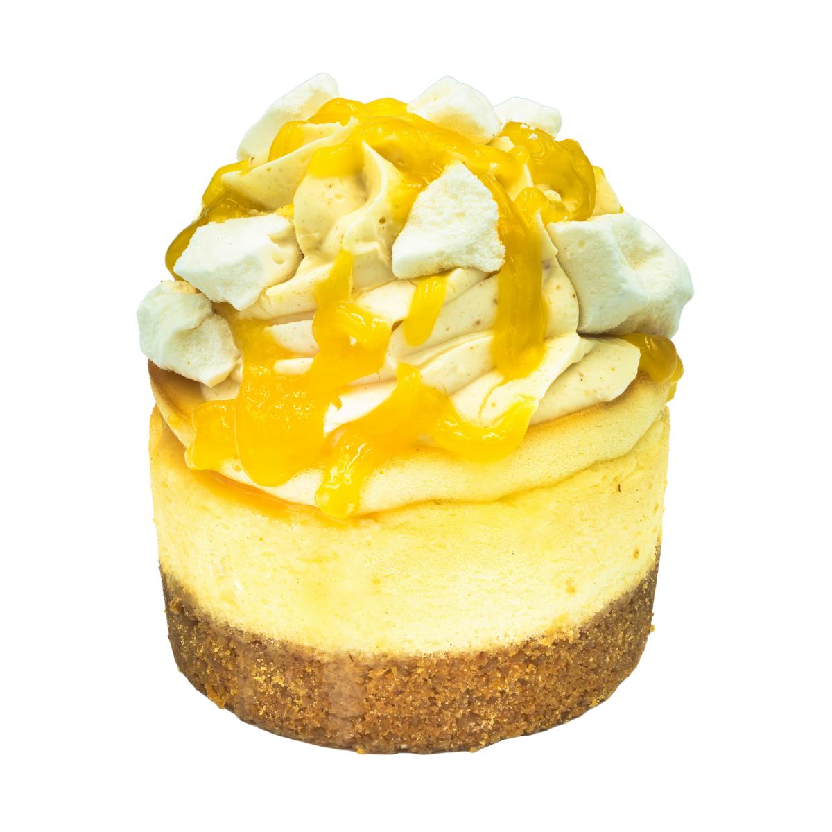 Lemon Meringue Baked Cheesecake, included in this box