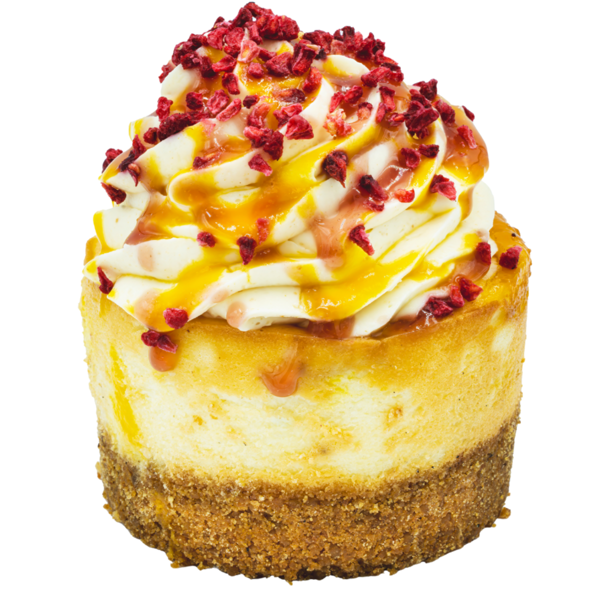 Mango & Raspberry Baked Cheesecake Box