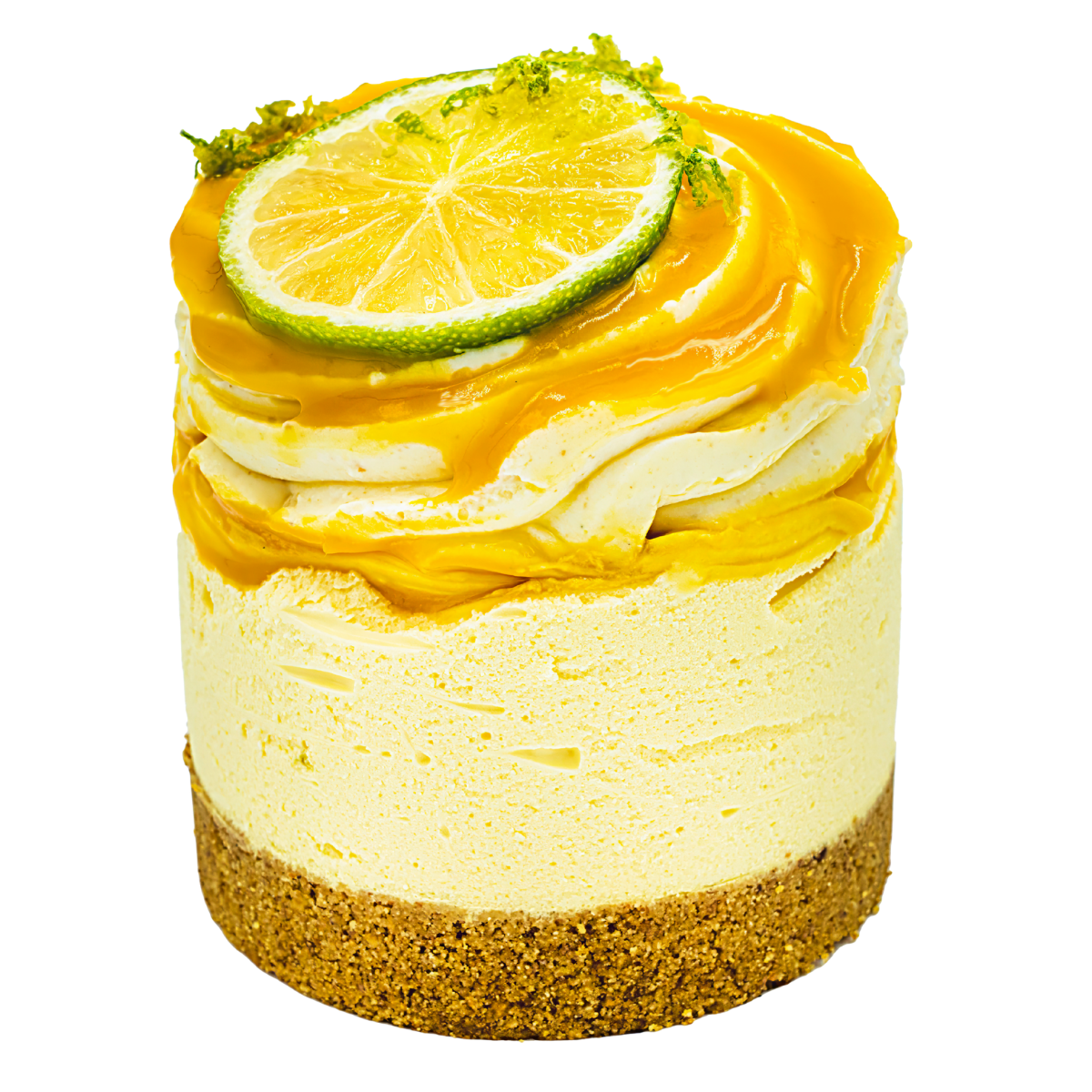 Mango & Lime Chilled Cheesecake, included in this box