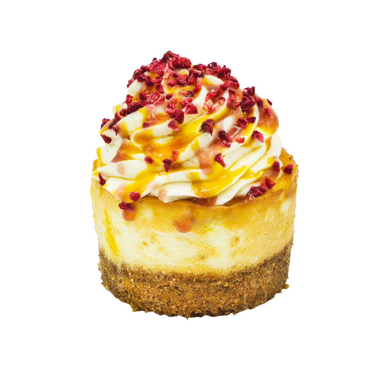 Mango & Raspberry Baked Cheesecake Box
