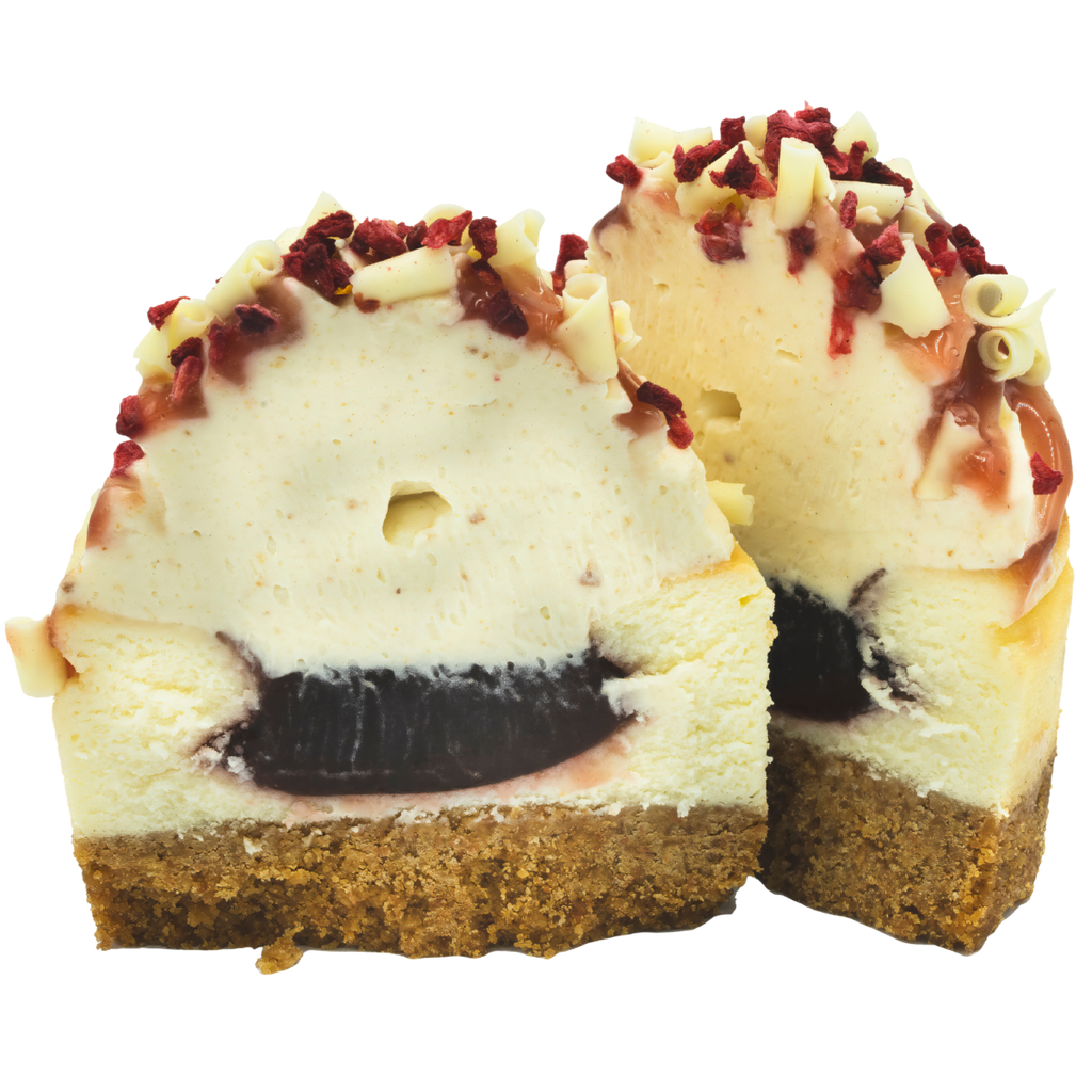 Raspberry & White Chocolate Baked Cheesecake Box