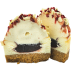 Raspberry & White Chocolate Baked Cheesecake Box