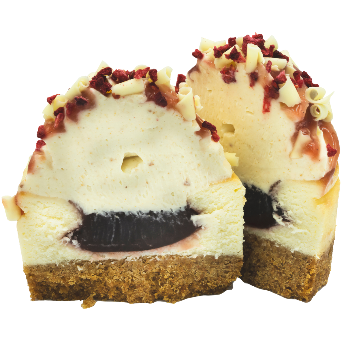 Raspberry & White Chocolate Baked Cheesecake Box