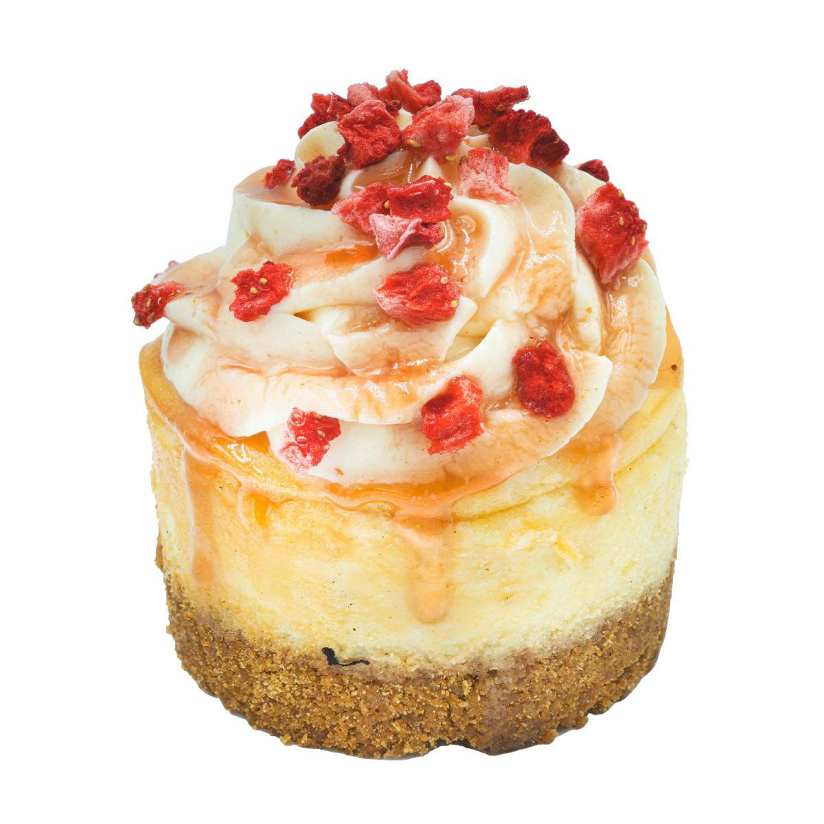 Raspberry & Strawberry Baked Cheesecake Box