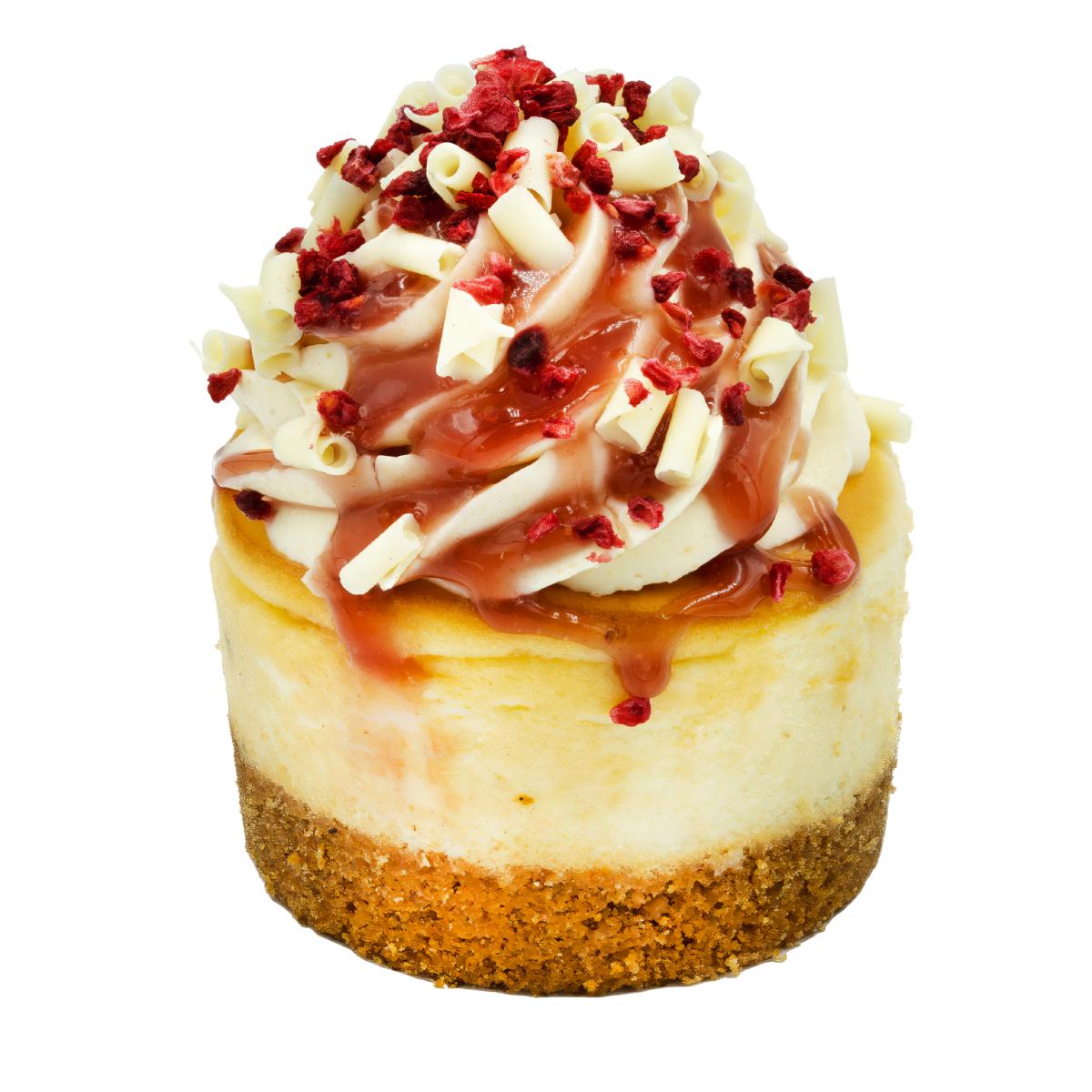 Raspberry & White Chocolate Baked Cheesecake Box