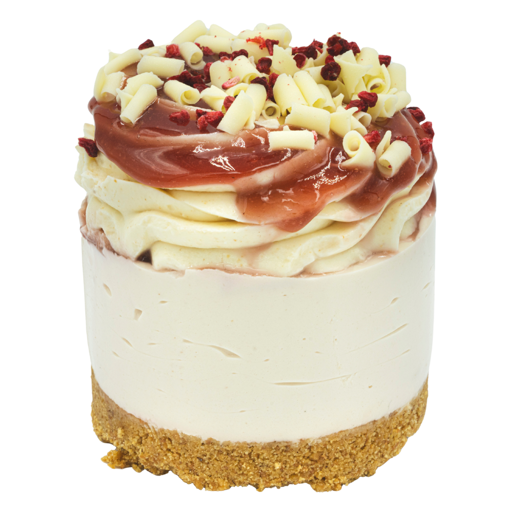 Raspberry & White Chocolate Chilled Cheesecake Box