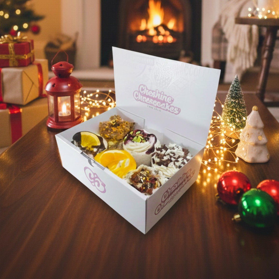Festive Chilled Cheesecake Box