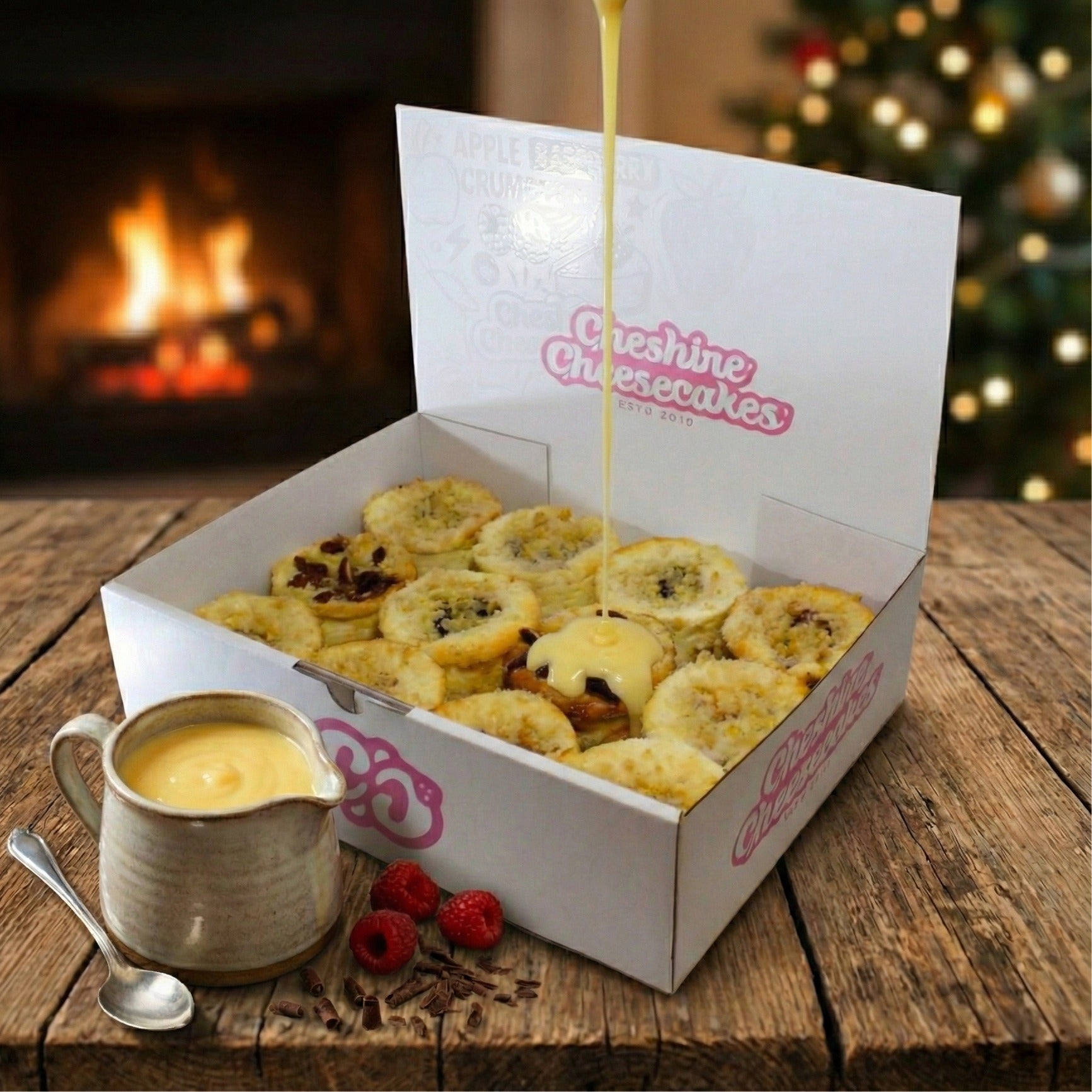 Crimbo Crumble Cheesecake Box