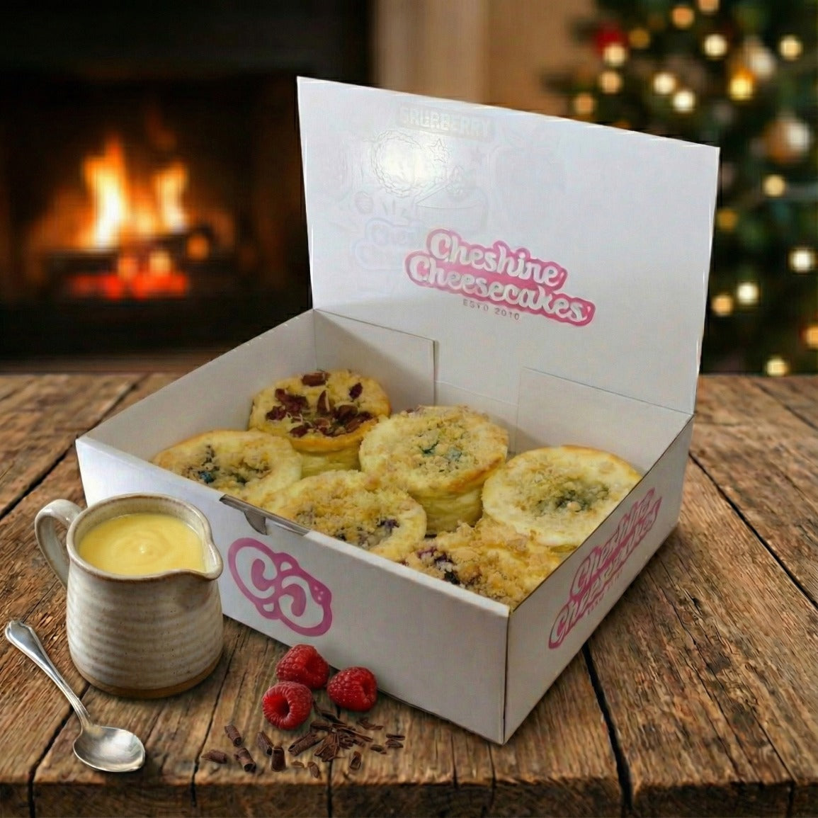 Crimbo Crumble Cheesecake Box