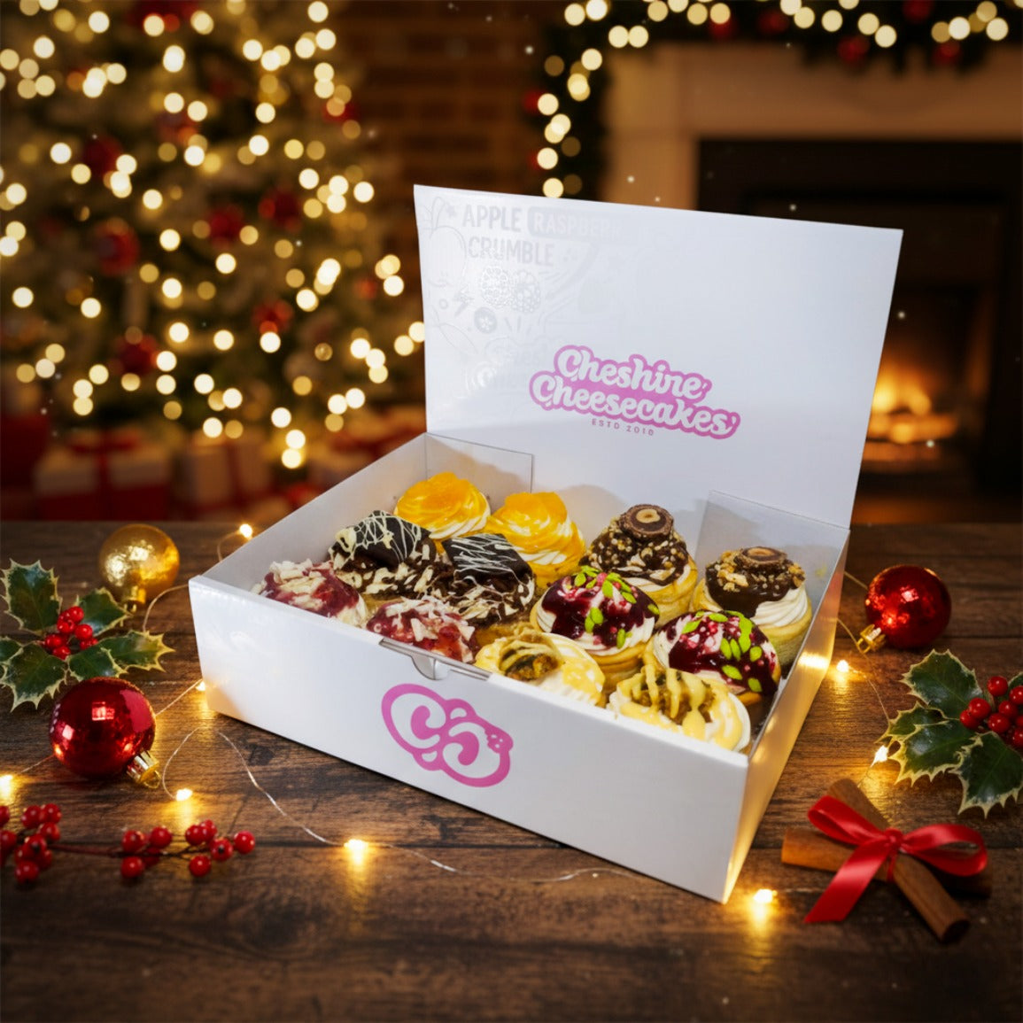 Festive Baked Cheesecake Box
