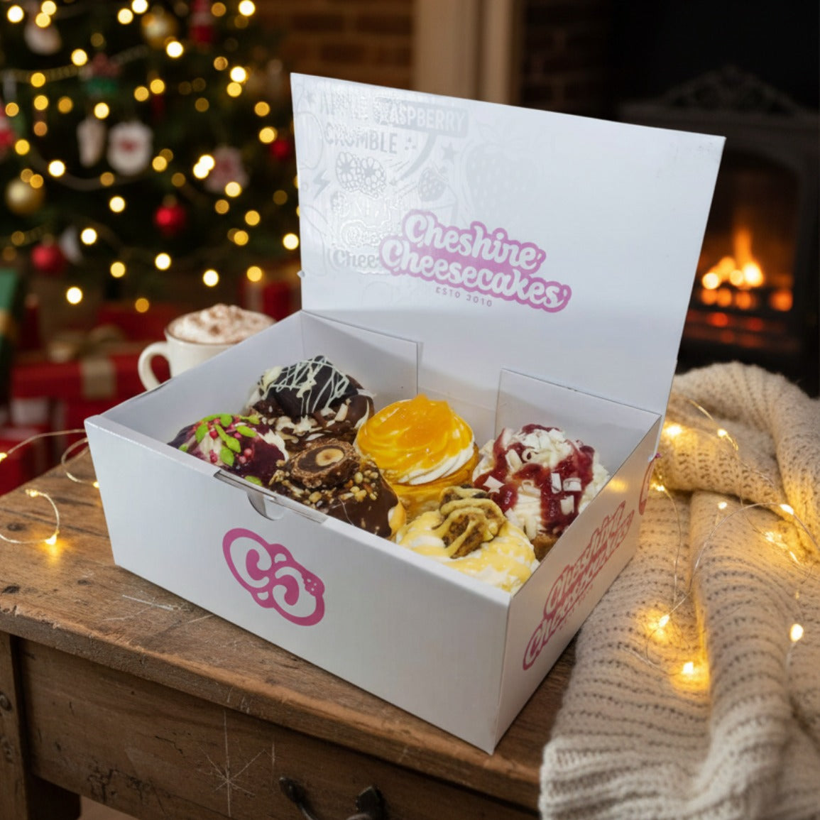 Festive Baked Cheesecake Box