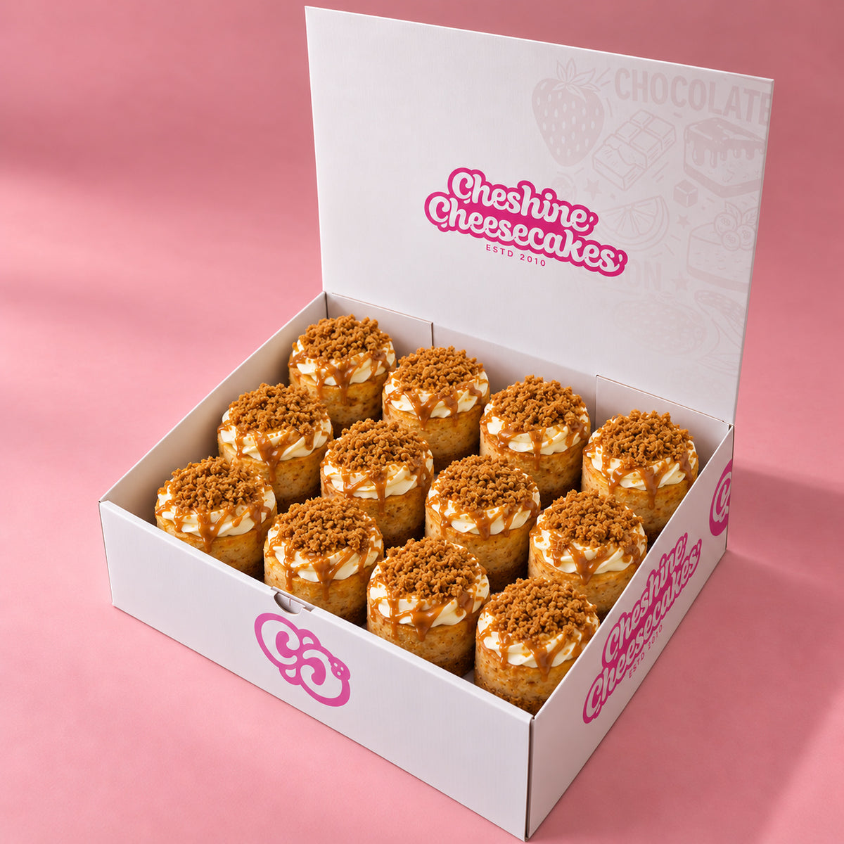 Lotus Biscoff Magic Cheesecake Box: box of 12